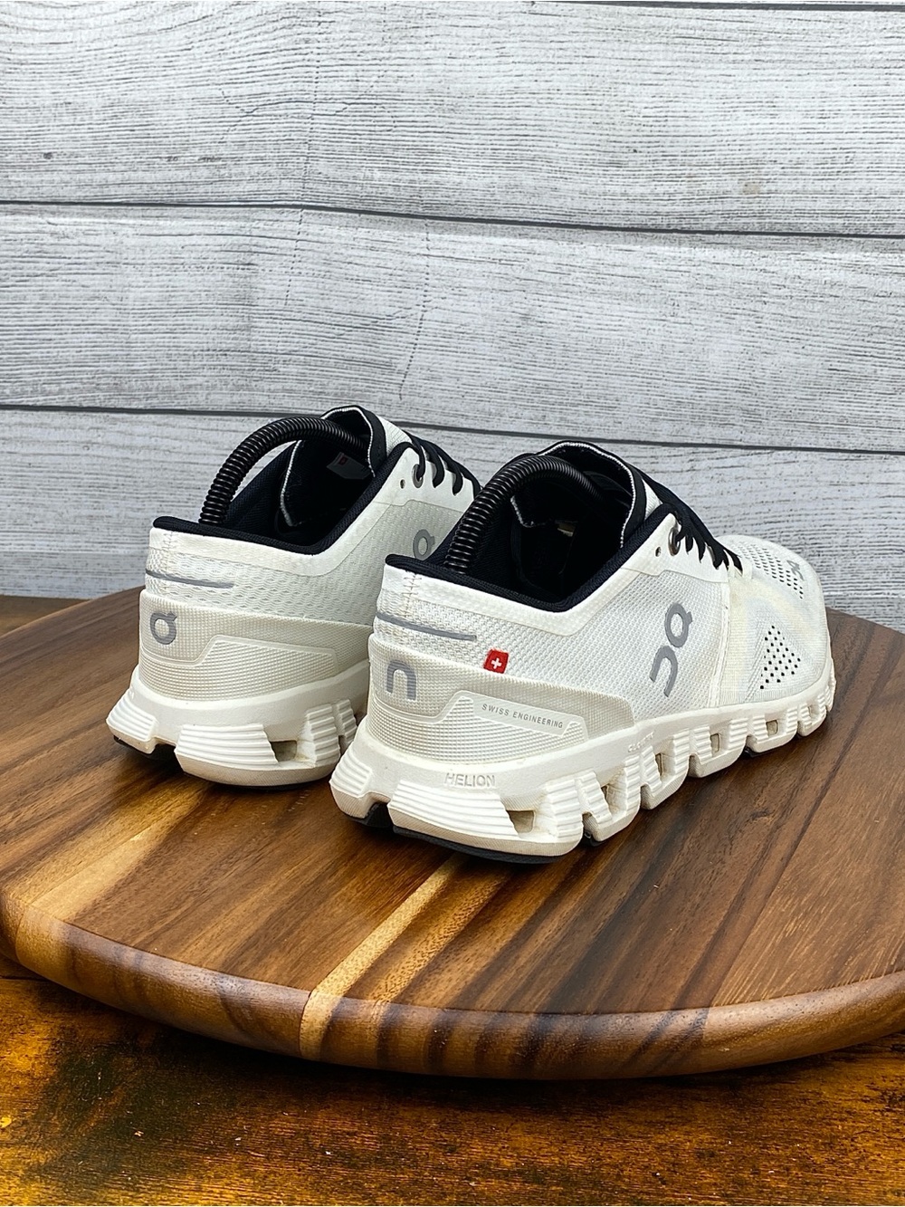 ON Running Cloud X2 White Black Lace Up Athletic Shoes Women’s Sneaker Size 9 - Picture 5 of 12